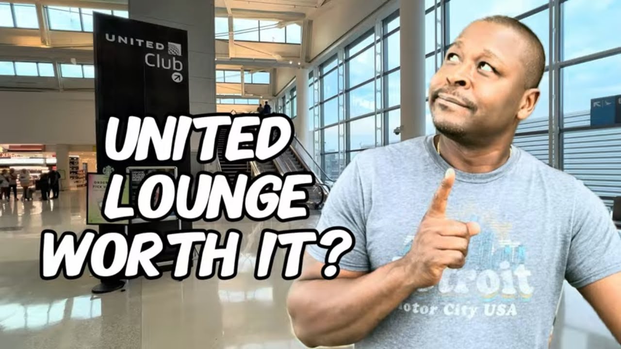 Escape to the United Club Lounge at Newark Airport