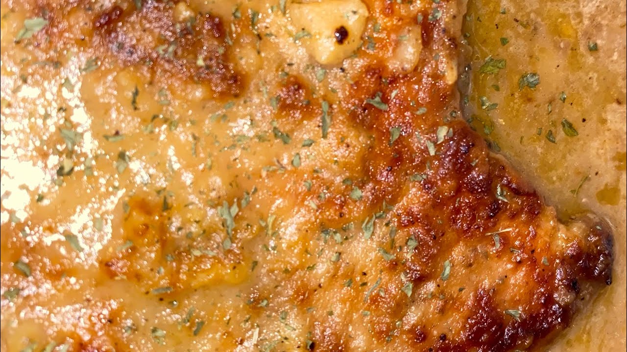 Smothered Turkey Chops Southern Style  in the oven