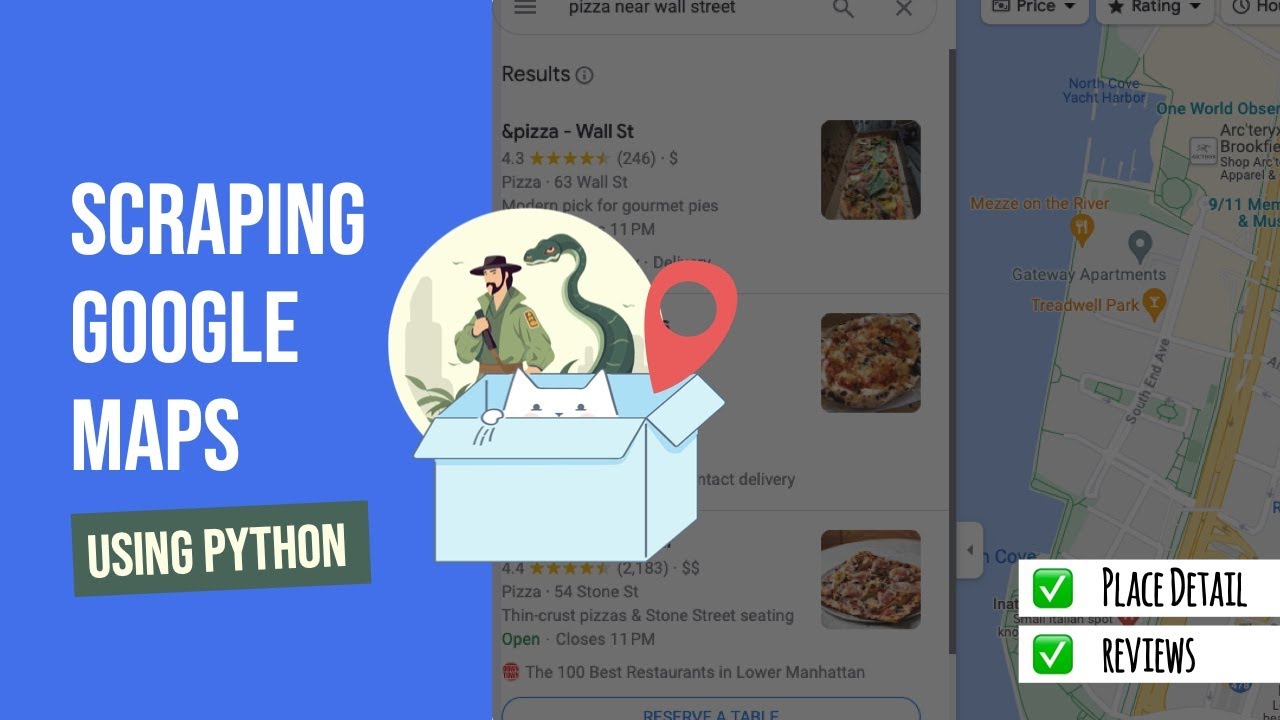 Scrape Google Maps reviews data using Python (Google Maps scraper)