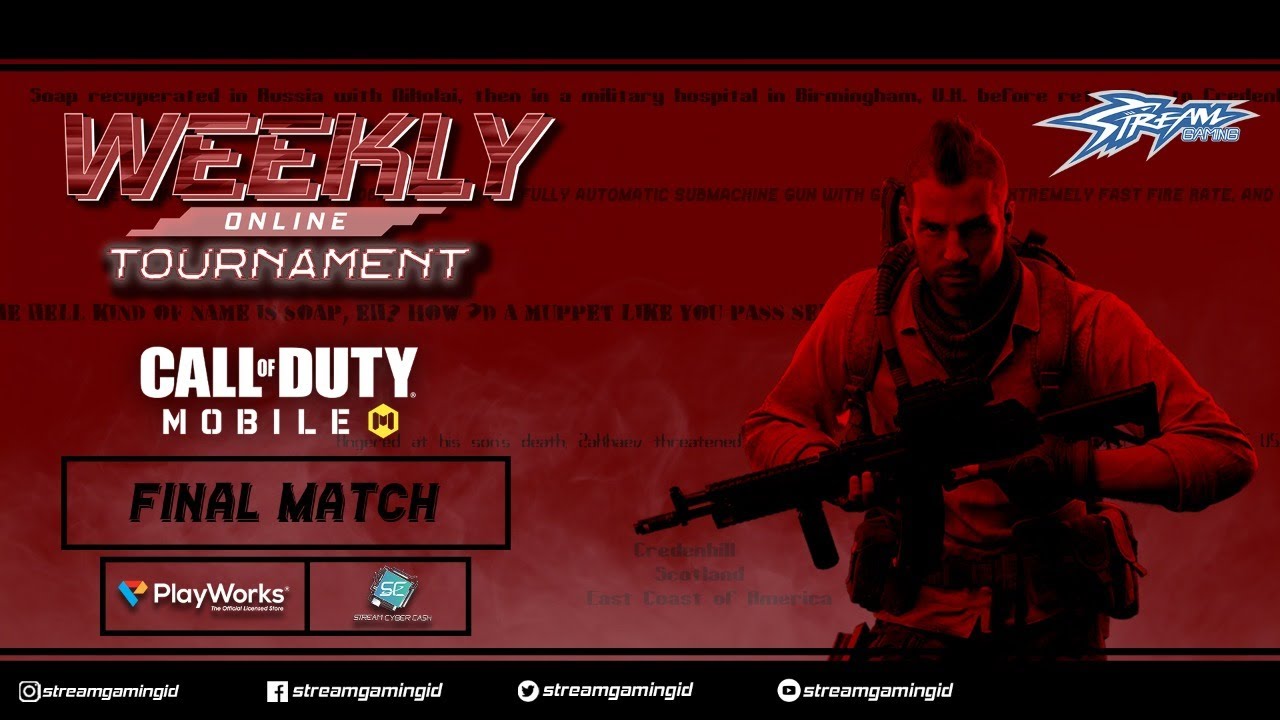 [LIVE] WEEKLY TOURNAMENT CALL OF DUTY MOBILE STREAM GAMING IX - FINAL MATCH