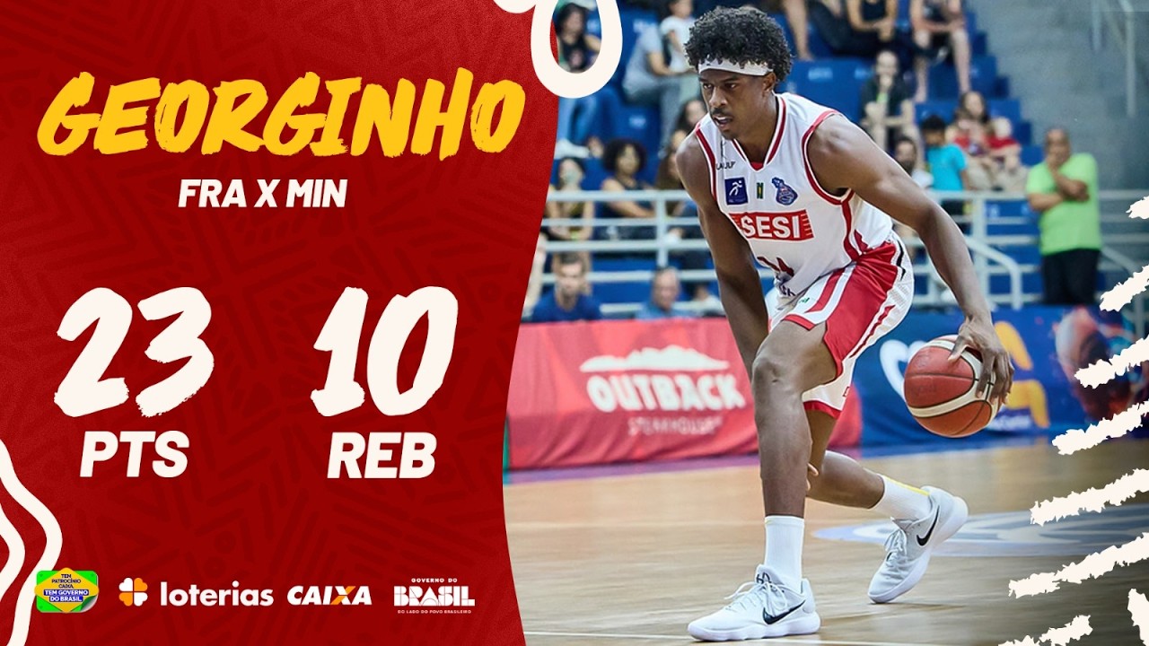Atuação GIGANTE! | Georginho e seu quase triplo-duplo contra o KTO Minas! | NBB CAIXA 2025/26