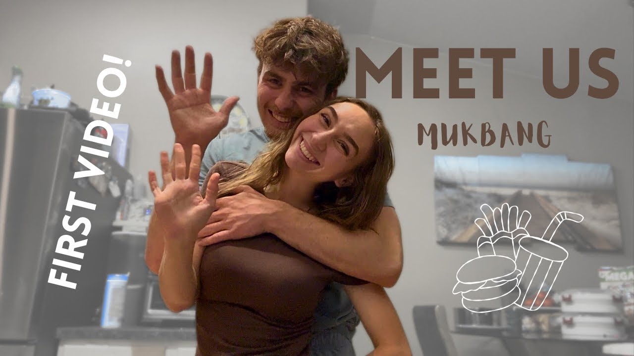 Meet us mukbang!!!  #introvideo #mukbang #gettoknowus #firstvideo #couple #story 