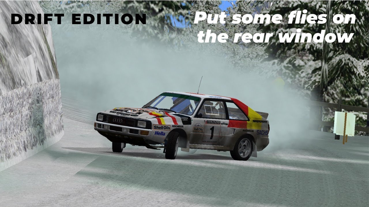 Not Fast, Just Fun | Snow Drifting in RBR with Audi Sport quattro GrpB