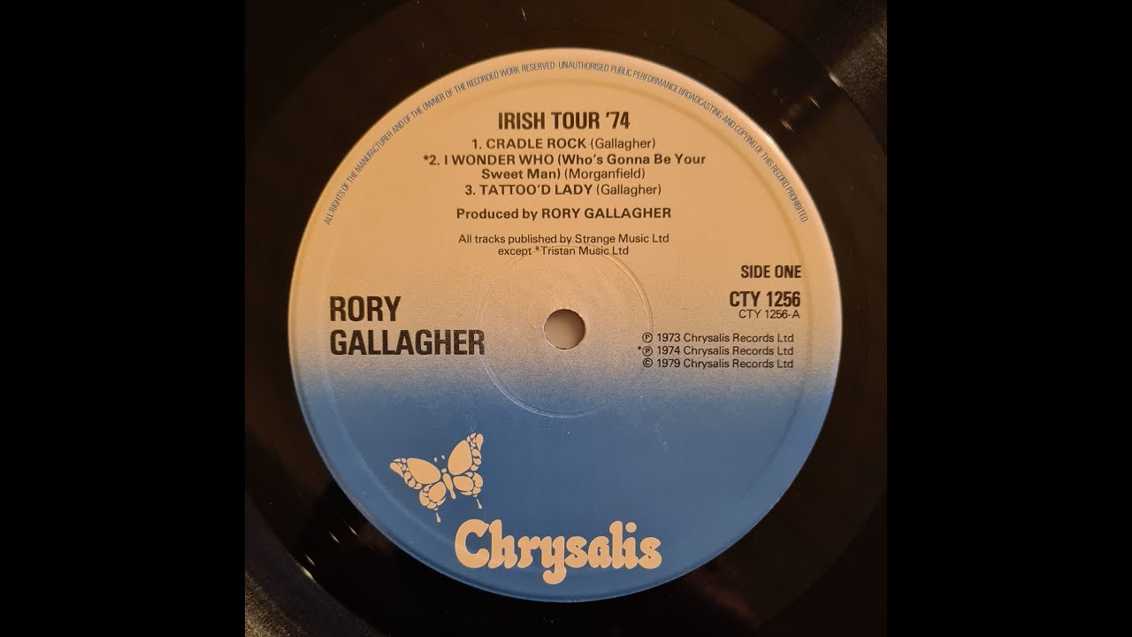 Rory Gallagher - Tattoo'd Lady (Live) - Vinyl record