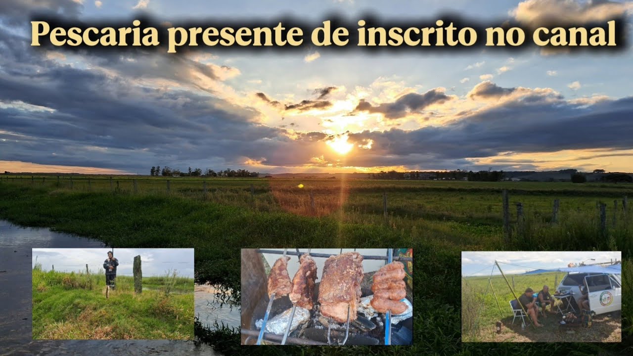 Presenteados com pescaria por inscrito no canal 