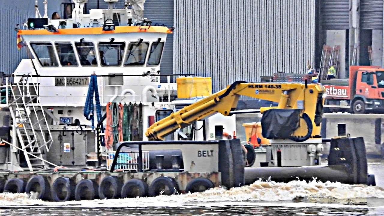 Multicat BELT ex INGE J DFCT2 IMO 9564217 utility vessel outbound Emden built by Neptune or Damen