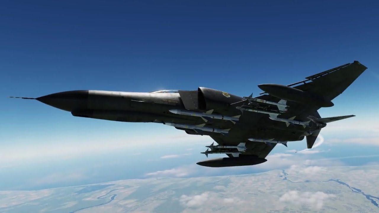 4 splashes in 5 minutes with the F-4E in DCS (PvE server)