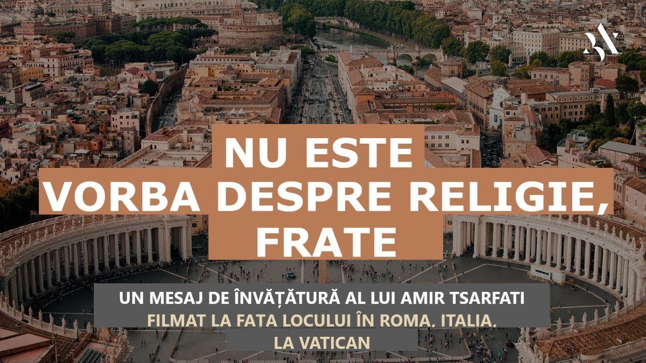 Amir Tsarfati: Nu este vorba despre religie, frate