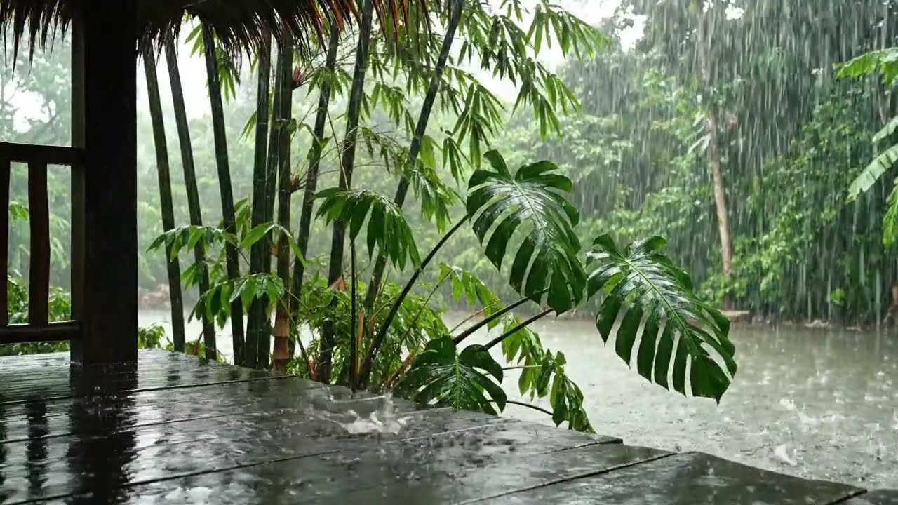 Natural Rain Sounds for Deep Sleep 🌧️ 1 Hours of Pure Relaxation