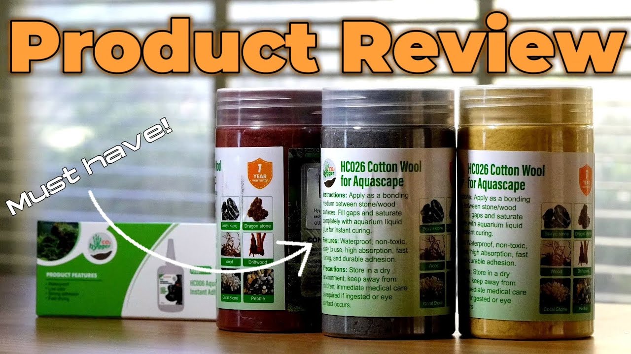 Aquascape Product Review | Hygger Bonding Filler 