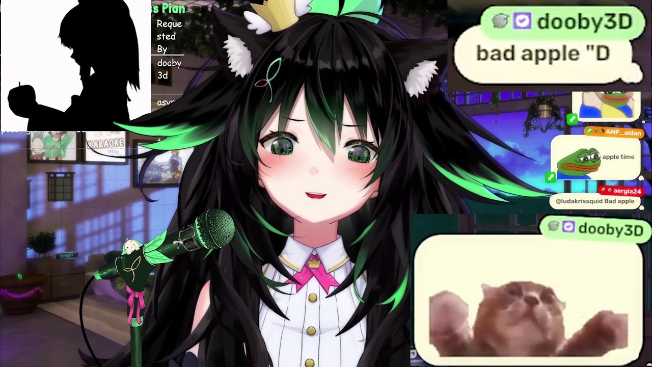 Bajiru sings Bad Apple (but sad) for Dooby