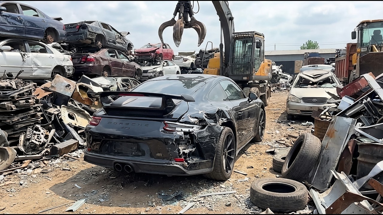 Wrecked Porsche 911 GT3 Full Repair | Luxury Supercar Resurrection