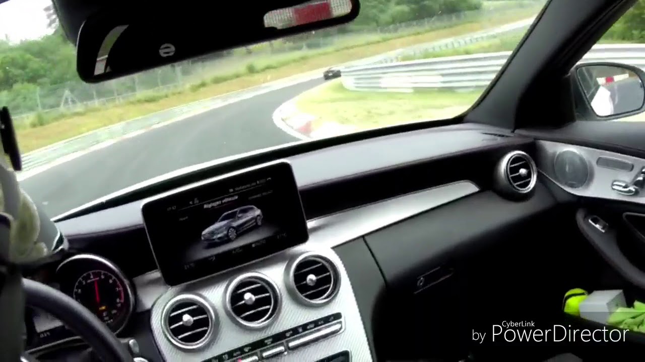 Nordschleife - Ferrari F430 chased by Subaru Impreza and Mercedes C43 T AMG