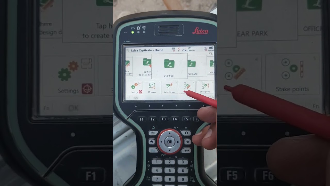 How to setup  Gps leica 16 in urdu #language