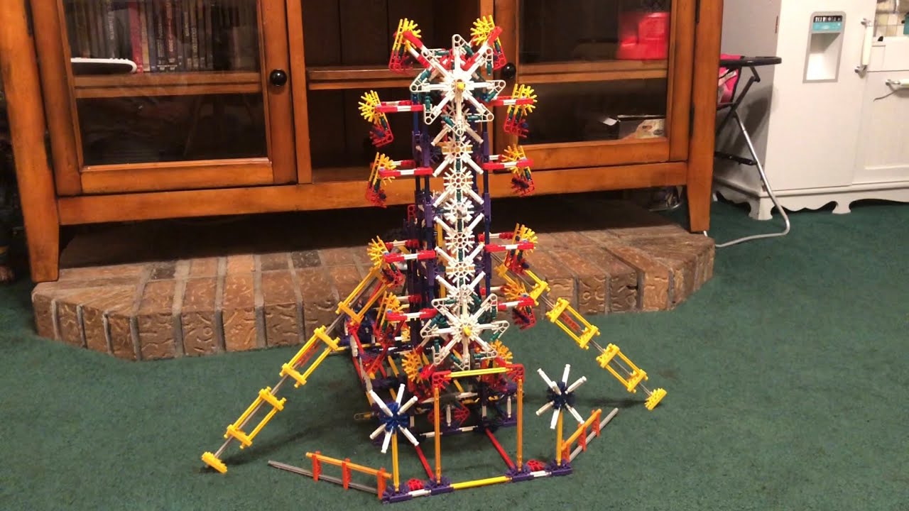 Knex Zipper Fair Ride / Carnival Ride Model. Set Up And Operation.