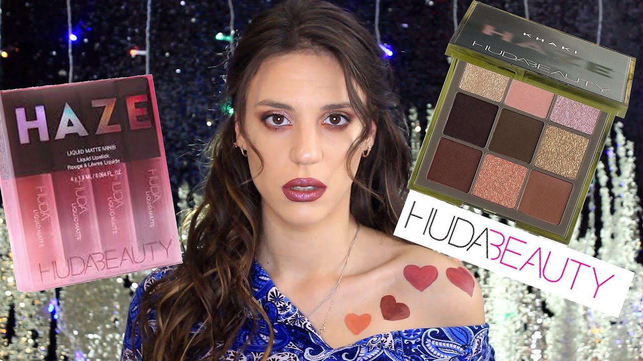 Обзор HUDA BEAUTY HAZE I Khaki Haze Obsessions I Haze Mini Liquid Matte Kit