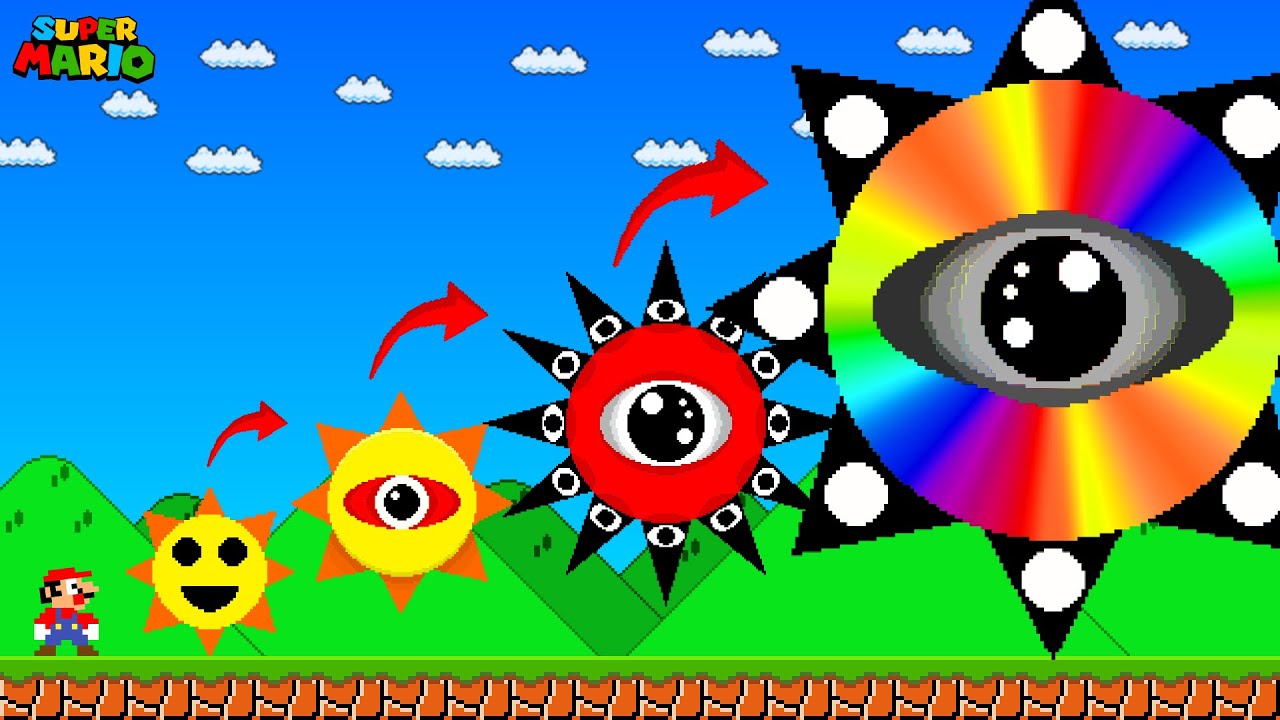 Mario vs EVOLUTION of Sprunki MR.SUN Calamity: Ultimate Phase #sprunki