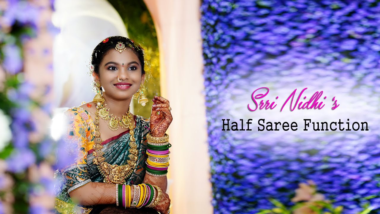 Nidhi's Half-Saree Cinematic Teaser || Amma kalyanamandapam ,Vijayawada ||