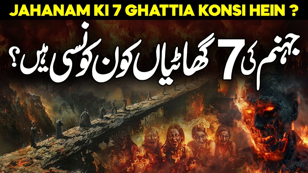 Jahannum Ki 7 Ghatiyan | 7 Levels of Jahanam | The Torments of Jahannam | Faysal Islamic