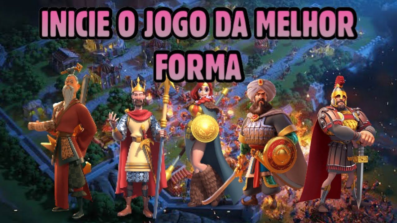 OS MELHORES COMANDANTES &Eacute;PICOS PARA INICIAR NO JOGO - RISE OF KINGDOMS.