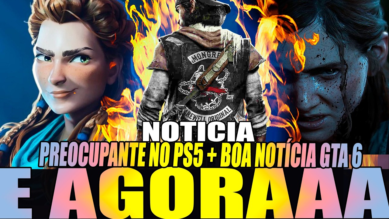 PÉSSIMA NOTÍCIA PRA FÃS DE PLAYSTATION! NOVO TLOUS CONFIRMADO? GTA 6 E TESTE GRÁTIS DA CAPCOM!