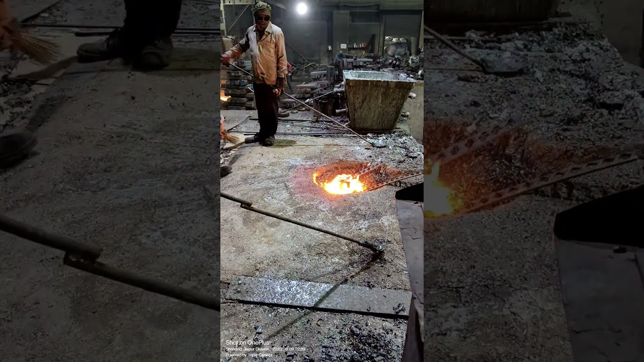 2 Ton capasity Induction Furnace , Stainless steel scrap melting process #stainlesssteel