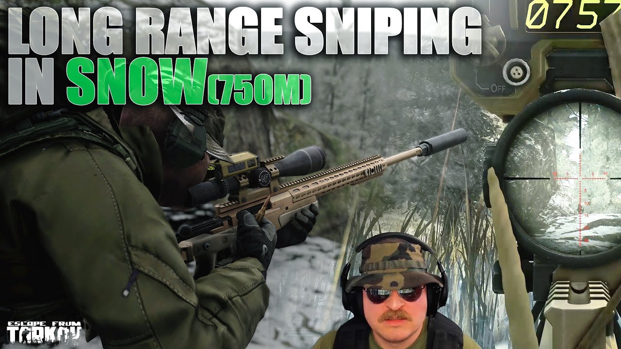 Hitting My LONGEST Shot In The Snow (750m)