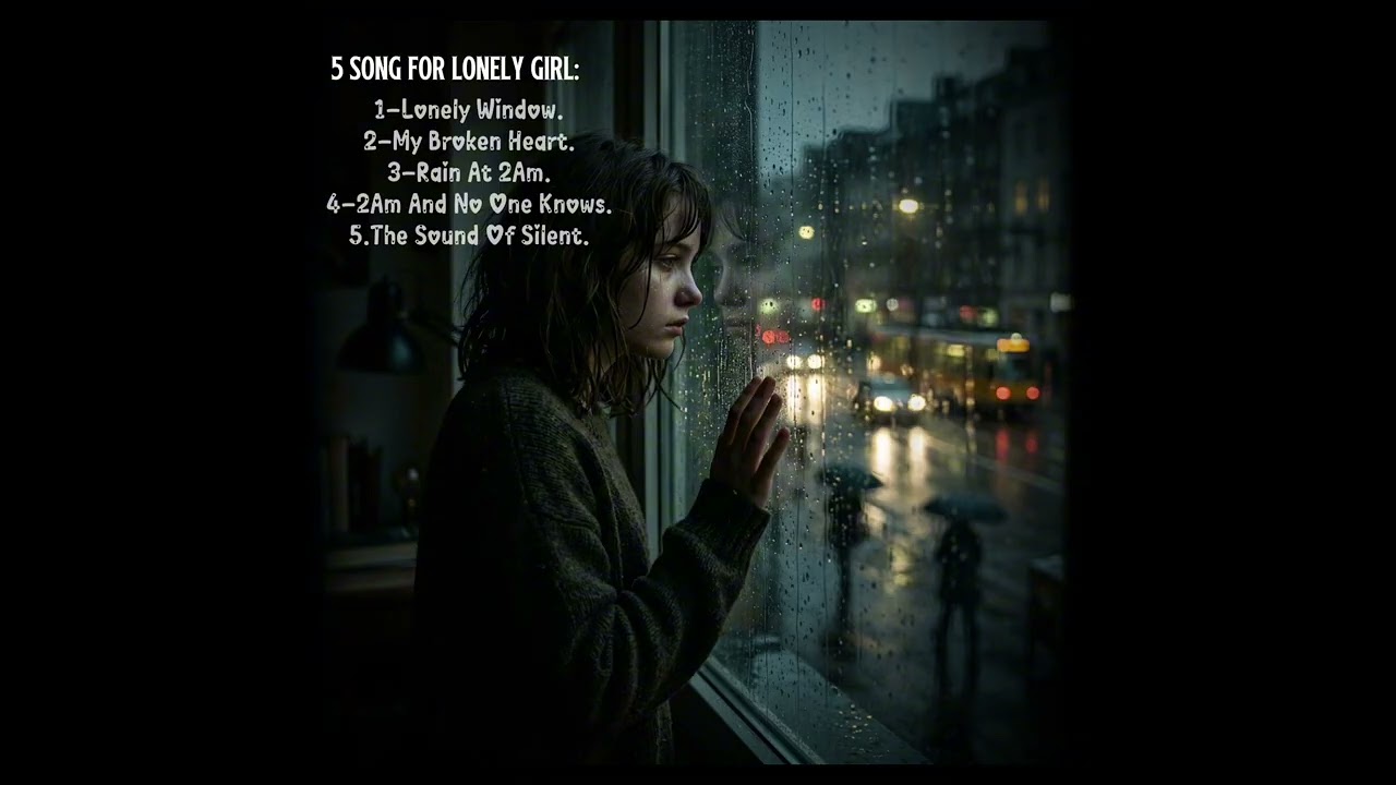 5 Song-Sad Late Night Song for Lonely Hearts🎵🎧🌧️