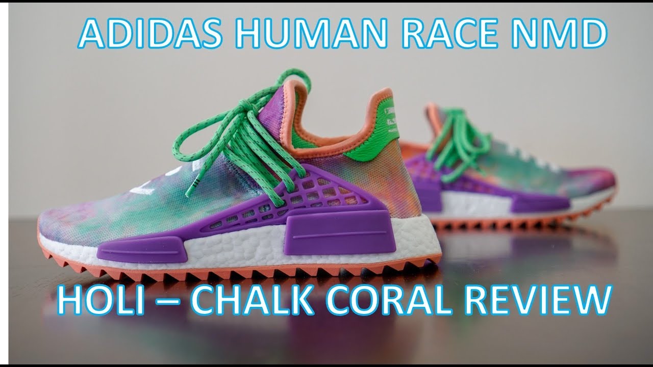 REVIEW & ON-FEET - Adidas Human Race NMD   Holi Chalk Coral
