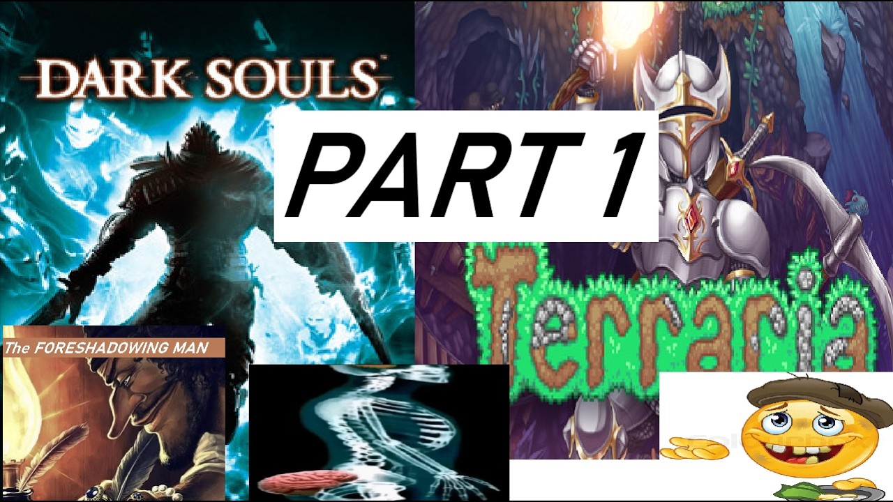 Terraria/Dark souls but ever time i die the game swaps(Highlights PT.1)