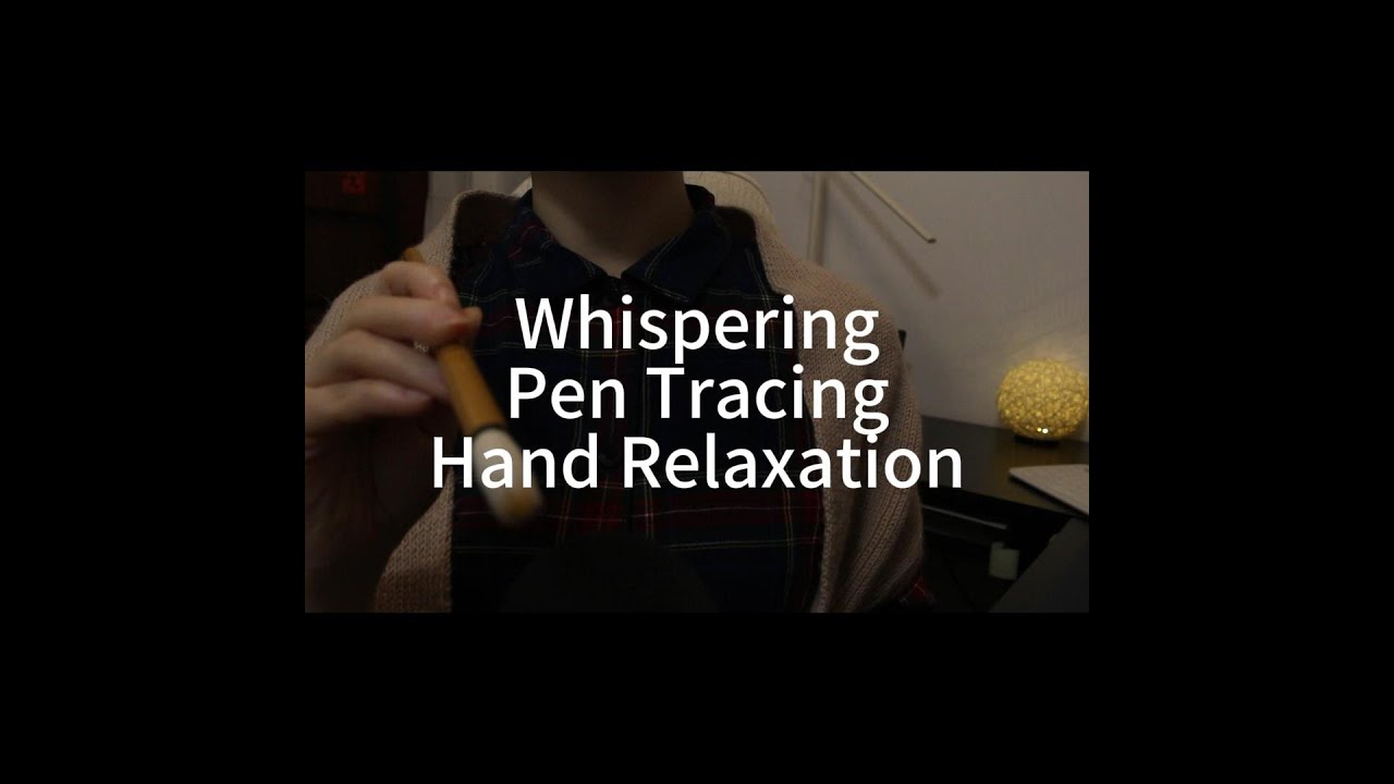 Follow the pen &soft face touching ASMR for sleep #asmr#whispering #sleepaid #nofaceasmr #softspoken