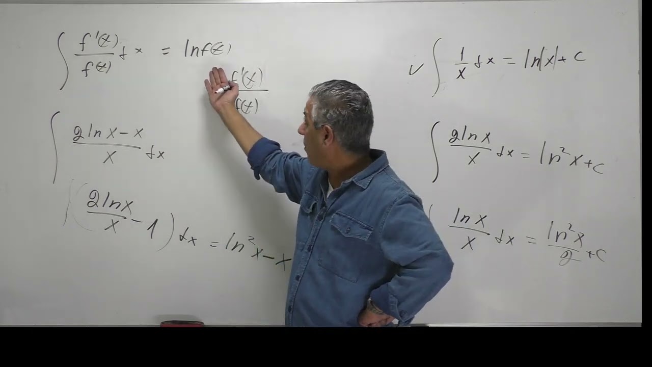✏️כל האינטגרלים שצריך בפונקציית לן -5 יחידות.(ע