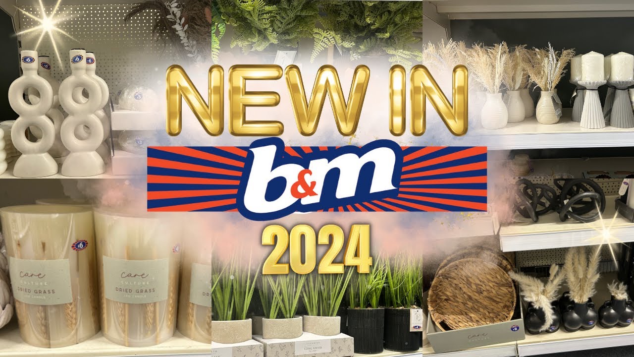 WHAT'S NEW IN B&M BARGAINS🧡 | New items in Home Decor and more! | Come Shop in B&M with Ami |  2024