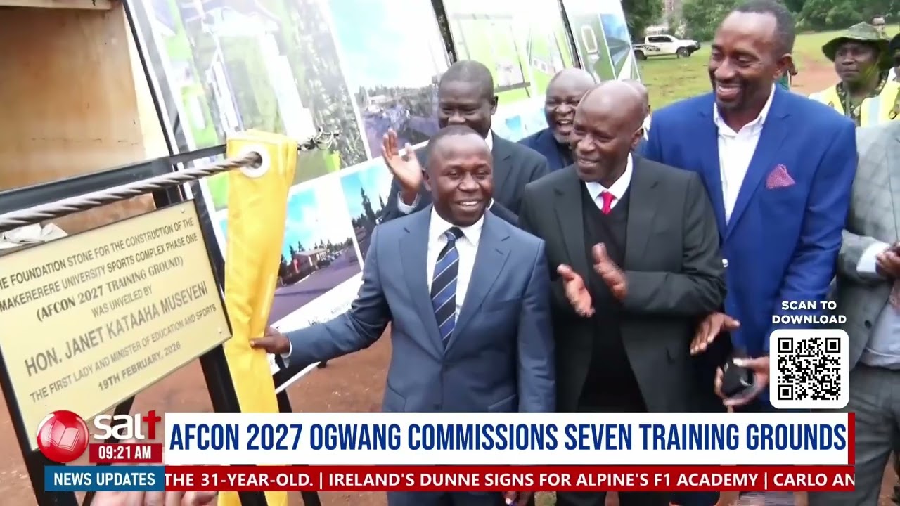 Minister Ogwang flags off construction of seven AFCON 2027 training grounds | Sport's Updates