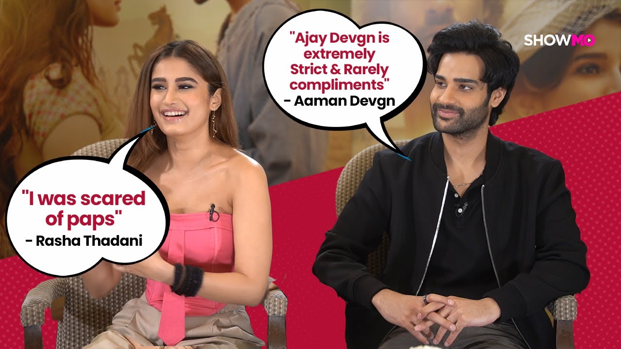 Rasha Thadani & Aaman Devgan talk about Azaad, the pap culture and Ajay Devgn