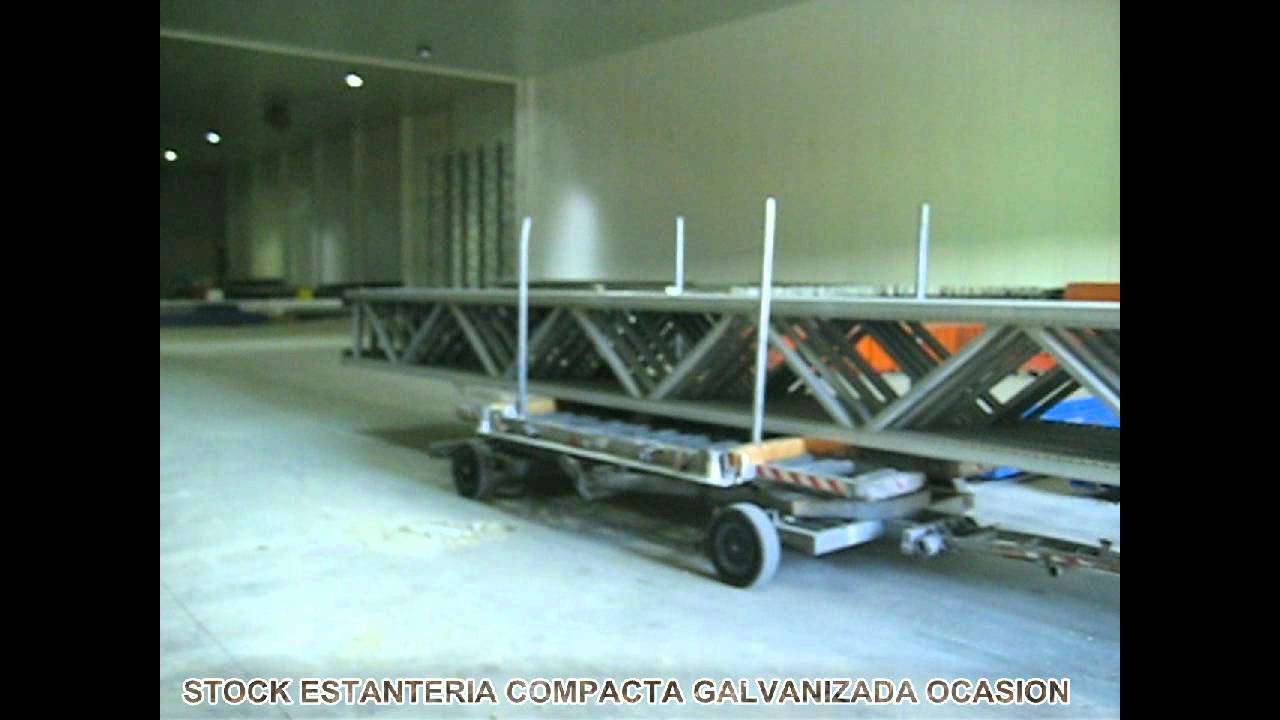 VENTA ESTANTERIA COMPACTA GALVANIZADA OCASION