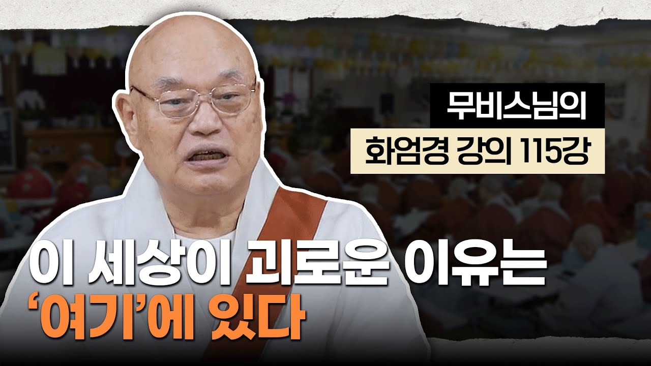 [#무비스님] 번뇌를 단칼에 끊어내는 '청정한 법의 눈'을 뜨는 법｜무비스님의 화엄경 강의 115강
