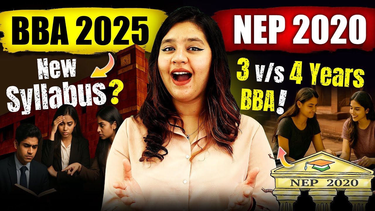 🤩BBA Syllabus 2025? 3 Years vs 4 Years BBA Course? Big Changes? #BBACourse #BBAJobs #BBAAdmission