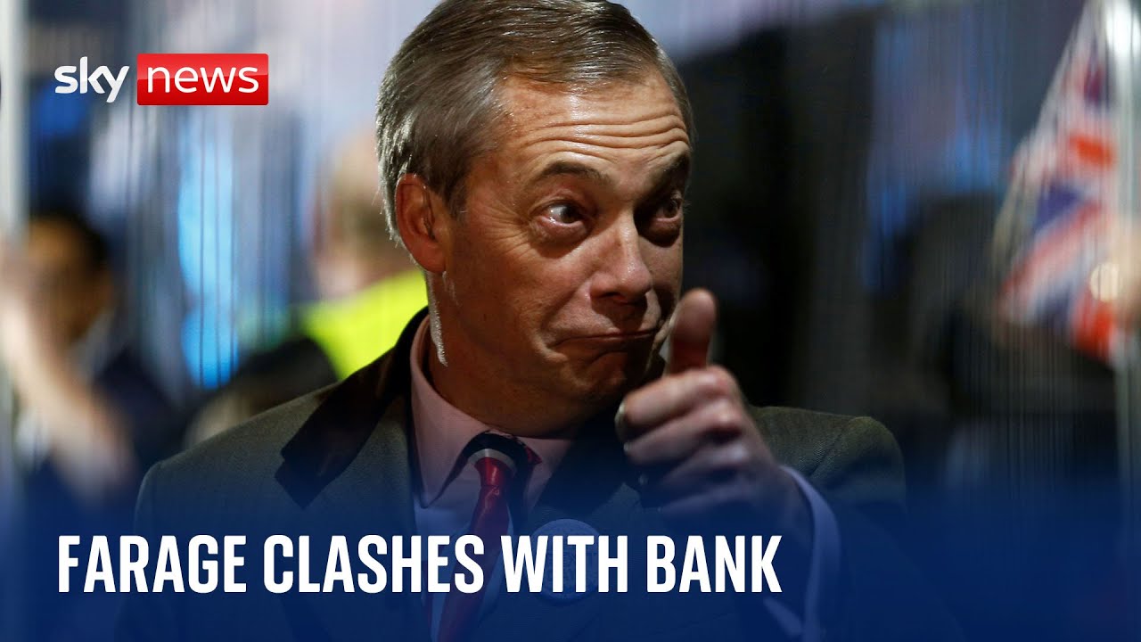 Nigel Farage clashes with Coutts bank over account closure