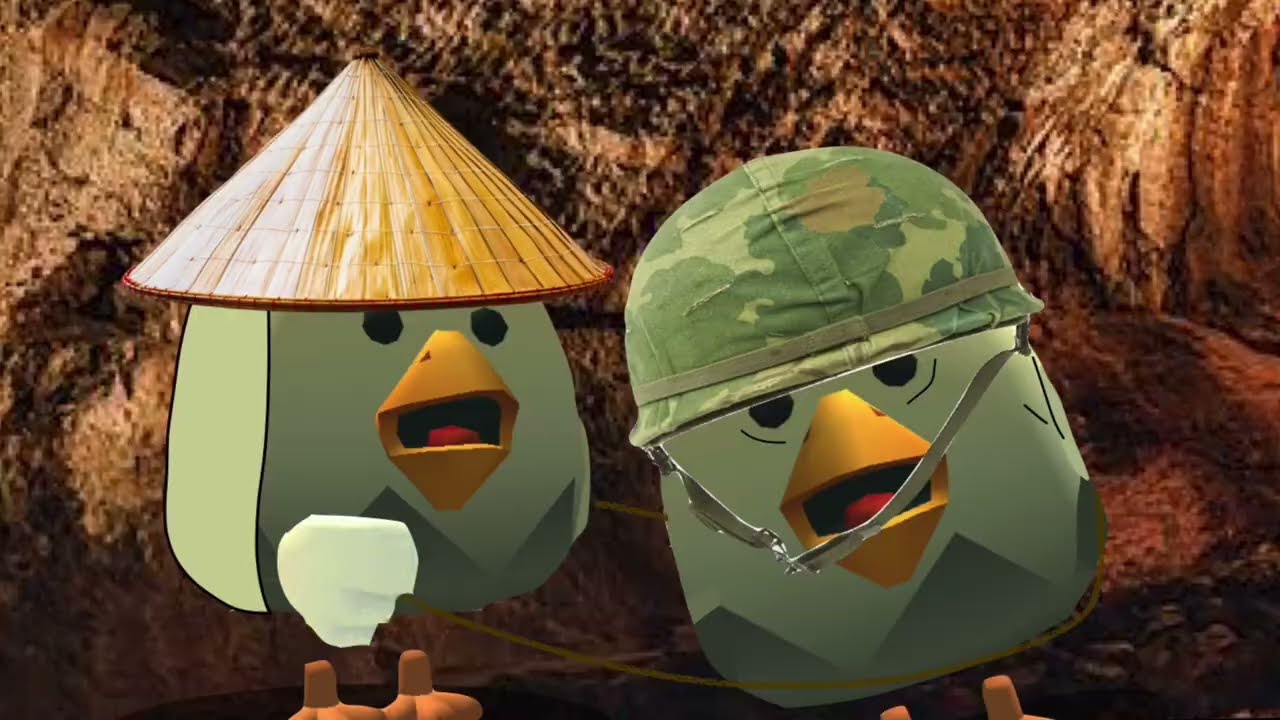 Vietnam War Part 2 (Copy Sound From Dange War Animation) But In Chicken Gun🇻🇳⚔️🇺🇸