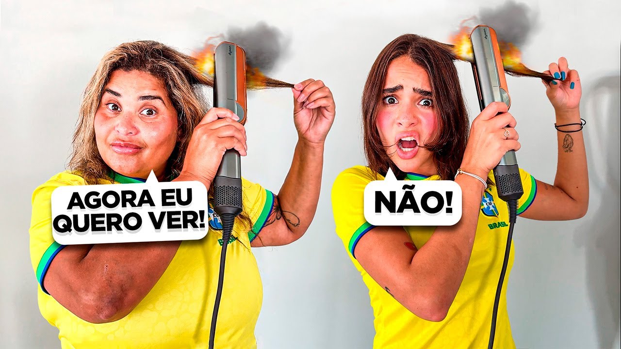 UM DIA INTEIRO COPIANDO MINHA MÃE !!!