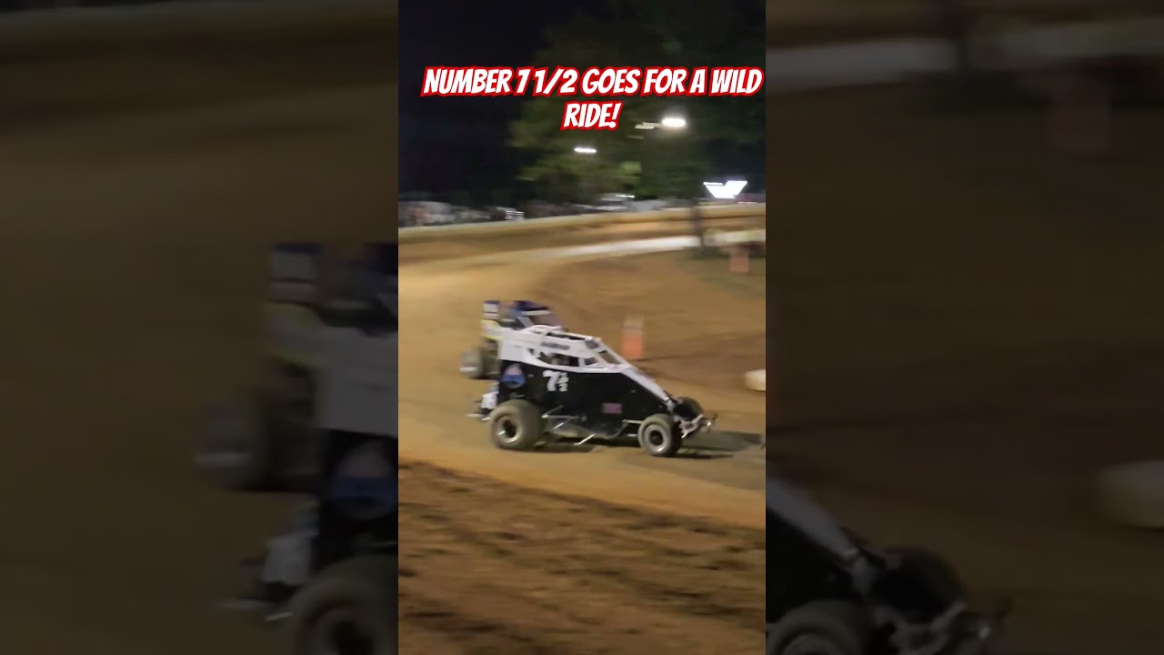 600cc wingless Micro sprint multiple flips! (driver is ok)