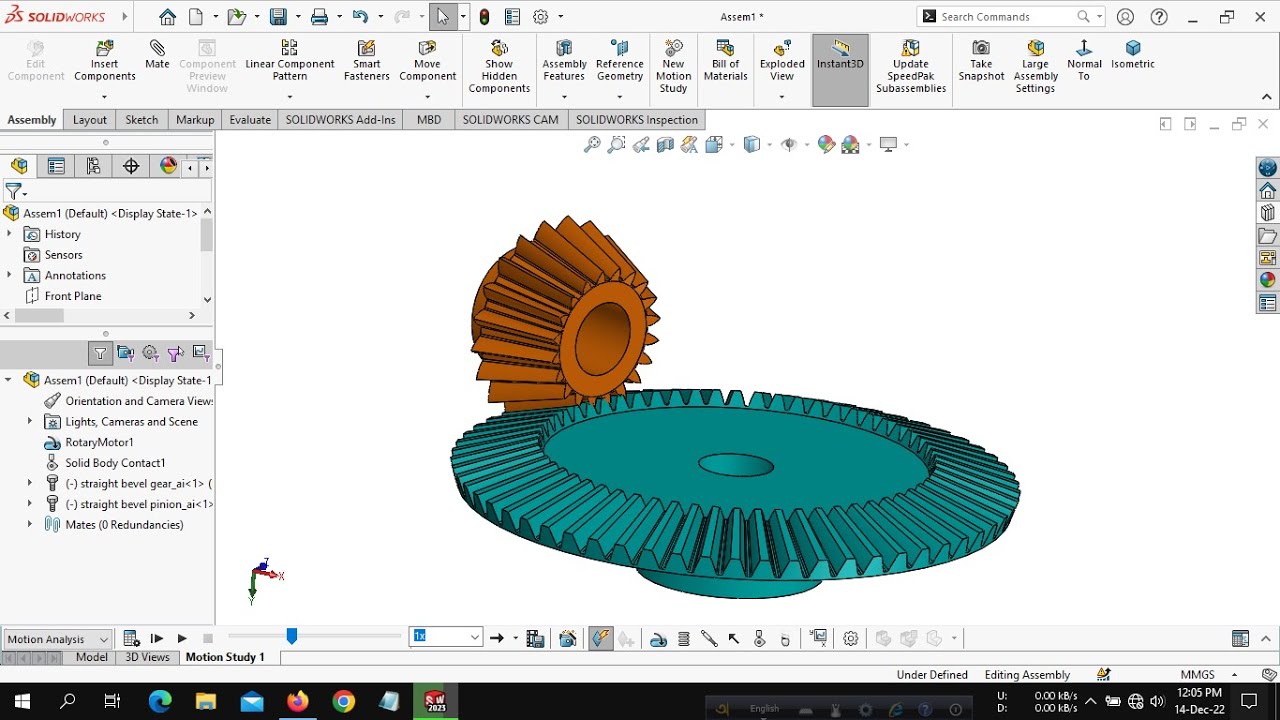 How to Design and Mesh Bevel Gear