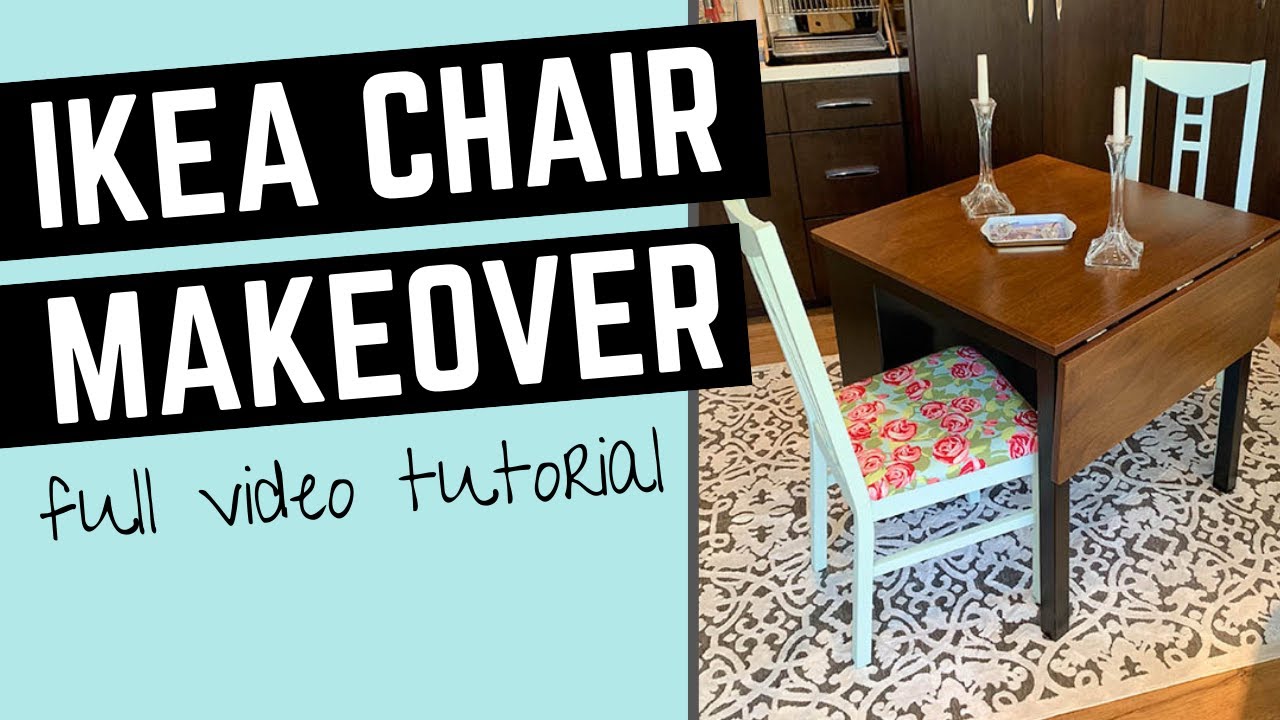 Ikea Chair Hack Furniture Makeover Tutorial