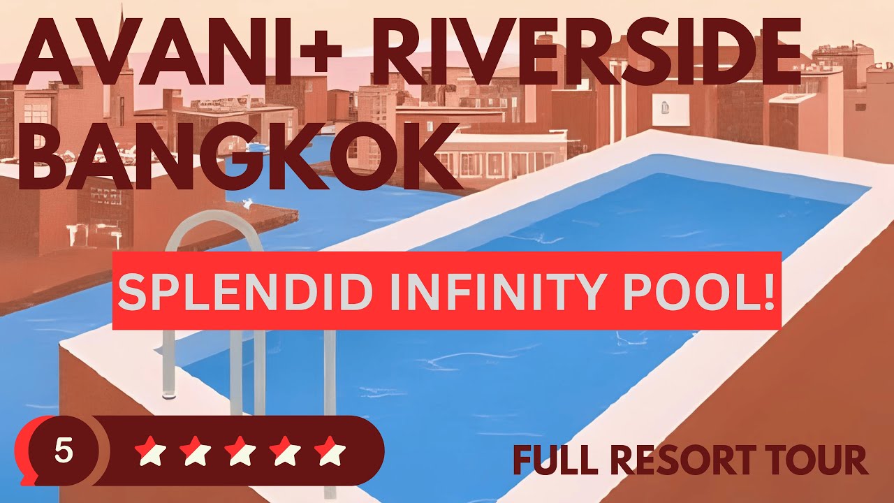AVANIi+ RIVERSIDE BANGKOK | Роскошный тур по отелю и панорамный вид на бассейн на крыше