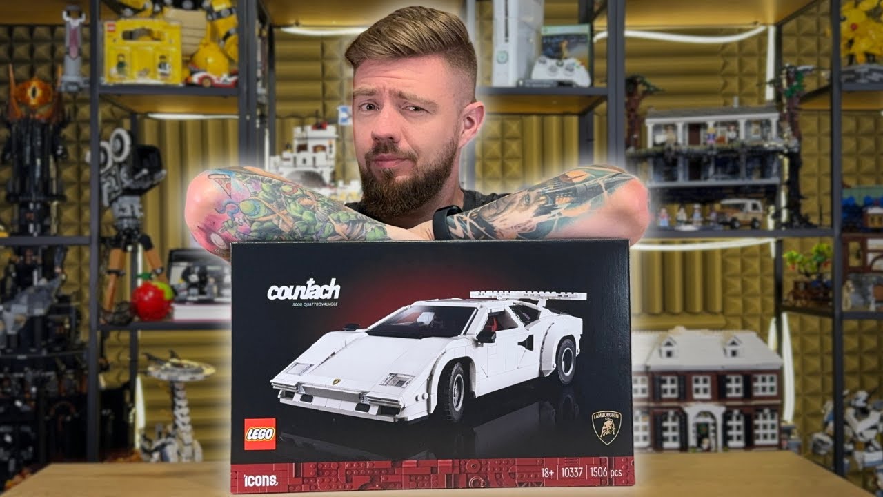 LAMBORGHINI COUNTACH 5000 QUATTROVALVOLE 🛞 LEGO ICONS 10337 RECENZJA