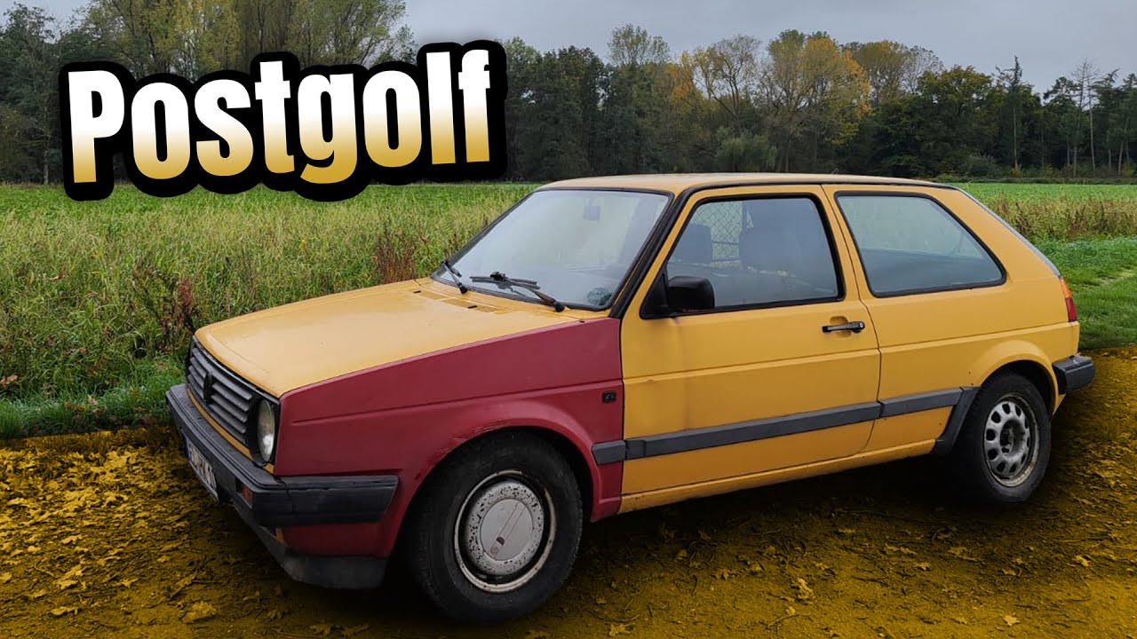 Ich habe ein Behördenfahrzeug gekauft - VW Golf 2 von der Deutschen Bundespost
