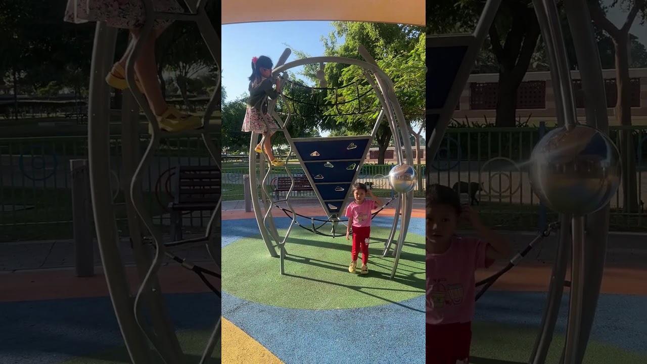 30minutes playground time at ​⁠Formal Park, Abu Dhabi