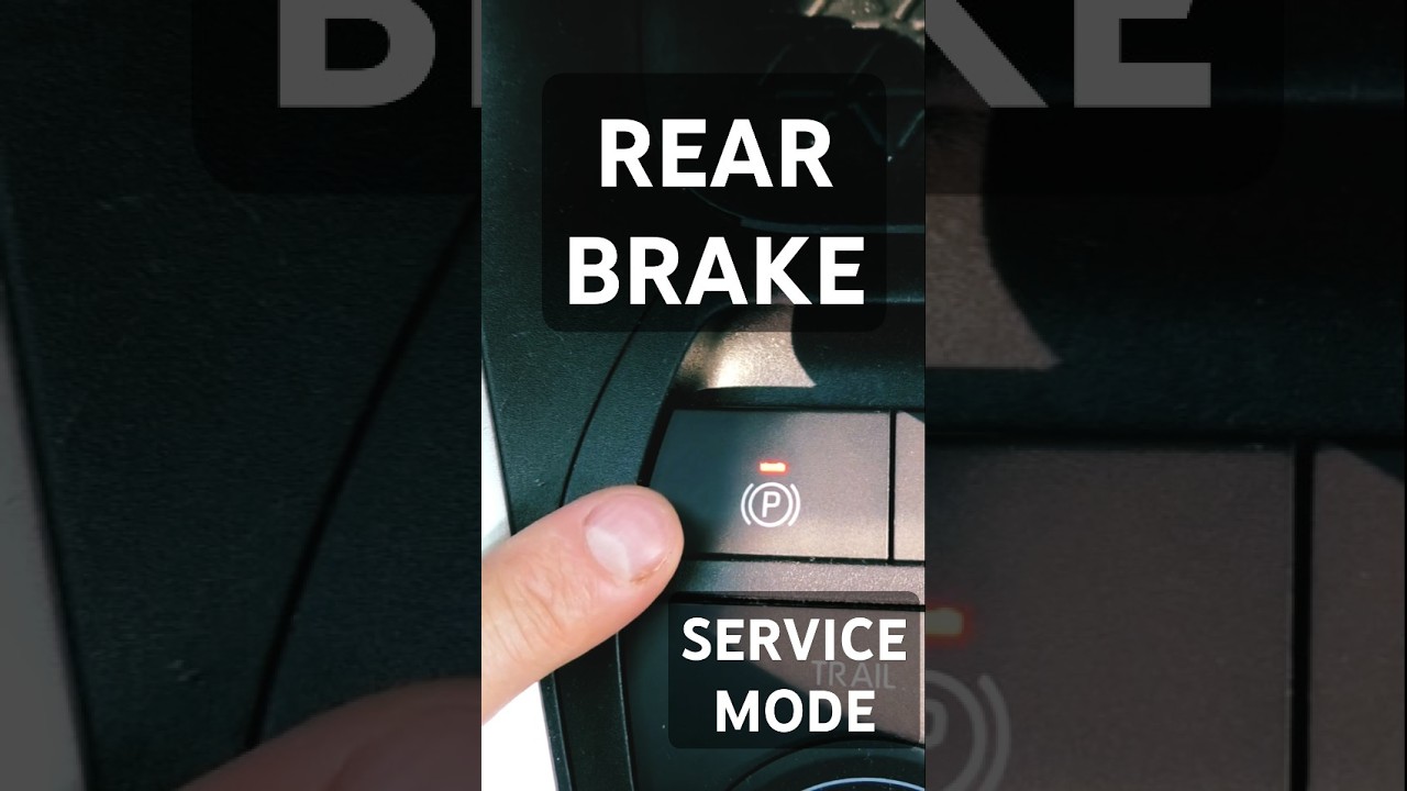 Toyota RAV4 (2019-2025): Rear Brake Service Mode! #toyota #rav4 #rearbrakes #morozovautomotive