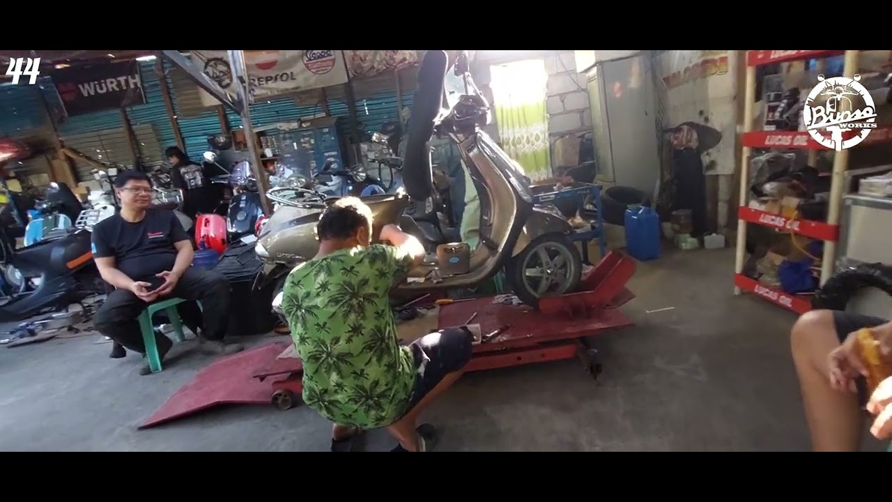 Vespa More Service Offer Install MDL D6, PMS, CVT, repalce parts